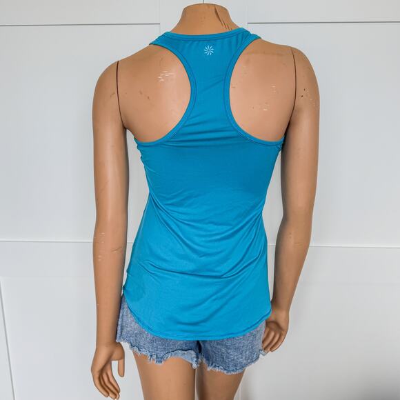 Athleta  Energy Teal Racerback Activewear Tank, Women’s Size X-Small-Super Soft! - Picture 4 of 8
